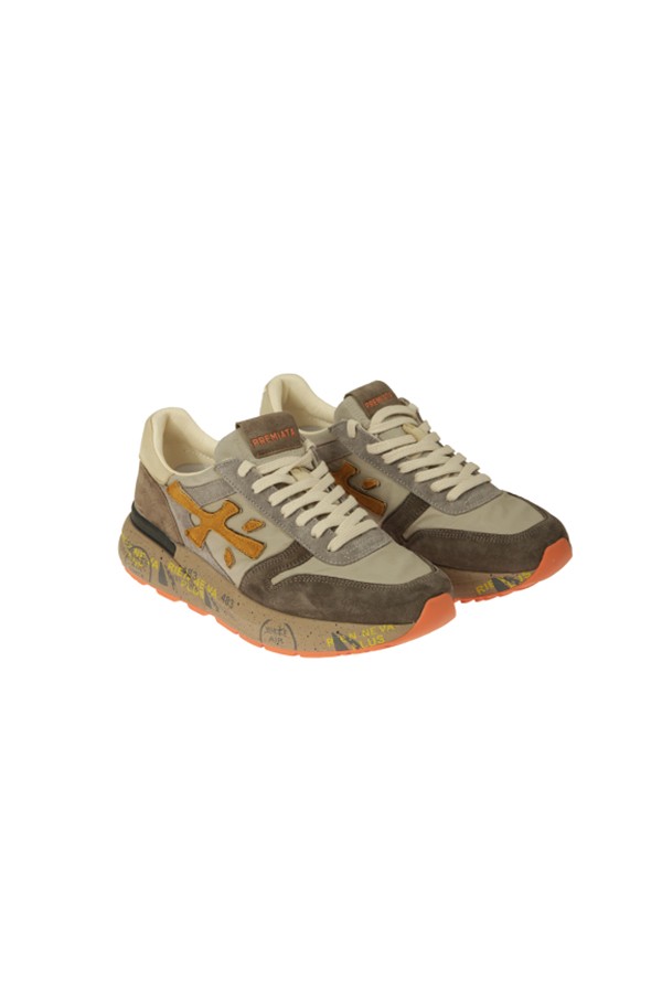 Sneaker Premiata Mick Marrone/Grigio